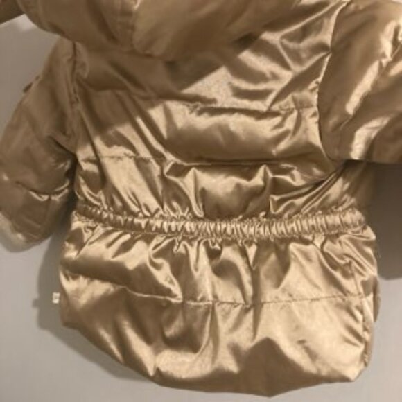 #12 Baby Gap Down Parka Gold, Size Toddler 18-24 Months - Picture 7 of 8